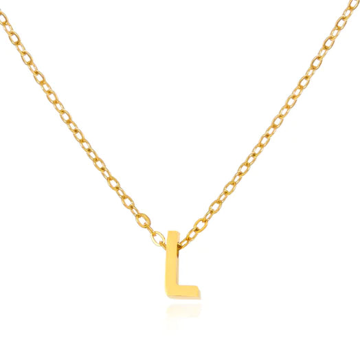 Stainless Steel English Letters Necklace